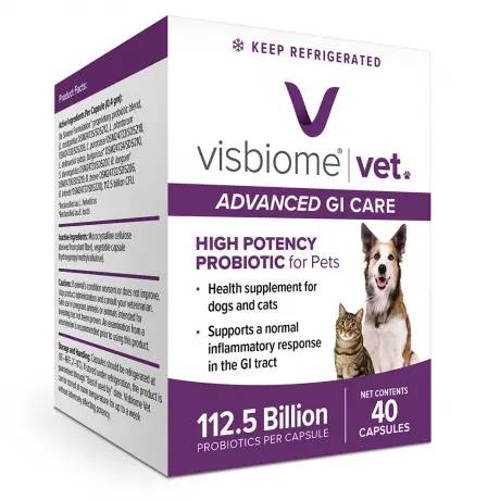 Visbiome Vet Advanced GI Care High Potency Probiotic for Dogs and Cats