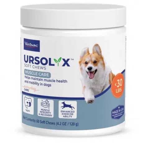 Ursolyx Muscle Care For Dogs up to 30 Pounds 60 Soft Chews