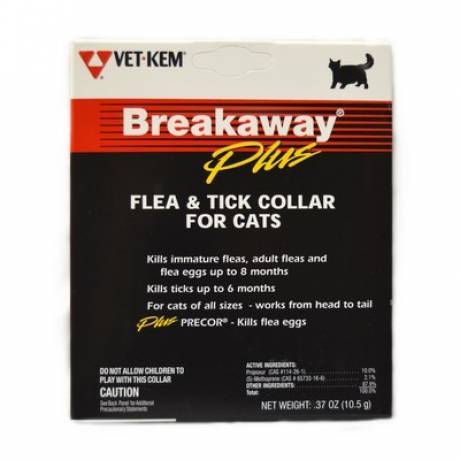 Vet-Kem Breakaway Plus Flea & Tick Collar for Cats