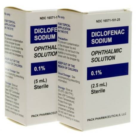 Diclofenac - NSAID Eye Drops for Dogs and Cats | VetRxDirect | 0.1%, 2