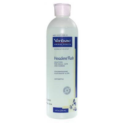 Hexadene Flush: Antiseptic Solution for Dogs and Cats - Virbac