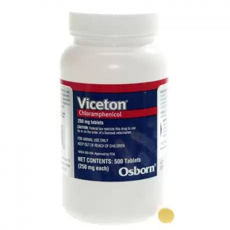 Viceton Chloramphenicol Antibiotic Tablets For Dogs