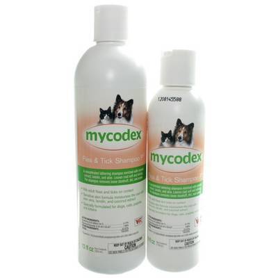 Mycodex Flea and Tick Shampoo P3: Conditioning Flea Treatment | 12oz Bottle