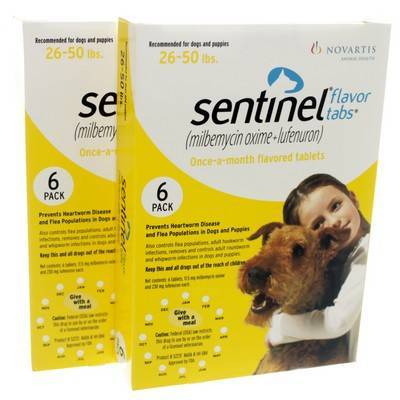 Sentinel Flavor Tabs - Dog Heartworm | VetRxDirect Pharmacy