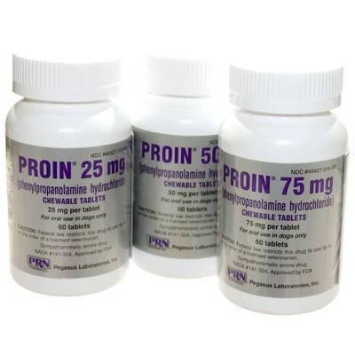 Proin Phenylpropanolamine Chewable Tablets And Drops For Dogs