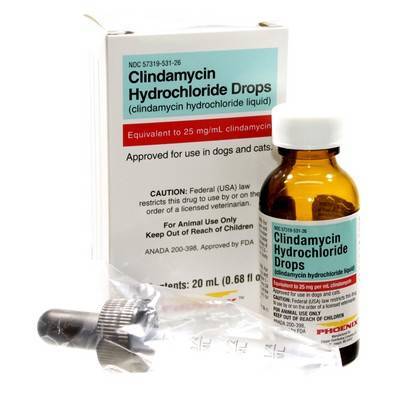 Clindamycin Drops - Antibiotics for Pets | VetRxDirect