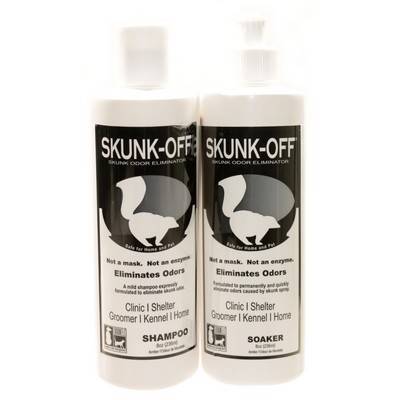 Skunk-Off: Shampoo, Soaker, and Spray - VetRxDirect