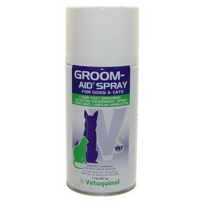 dog grooming spray