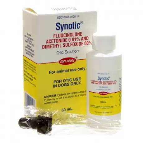 Synotic: Otic Solution For Dogs - Ear Antibiotic - VetRxDirect