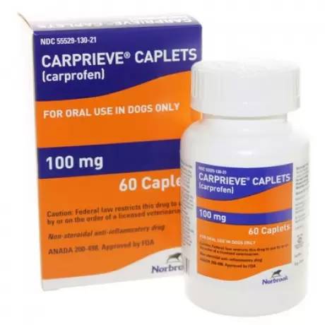 Norbrook Carprieve Caplets 100mg, 60 Count Bottle