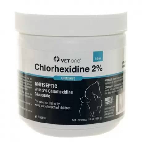 Chlorhexidine 2% Ointment - Pet Antiseptic | VetRxDirect | 7oz Tub