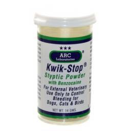 Kwik-Stop Styptic Powder w/ Benzocaine; ?>