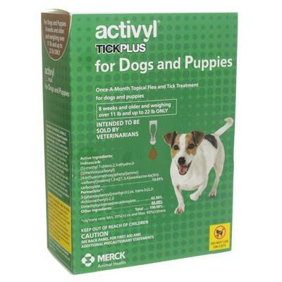 activyl tick plus spot on for dogs