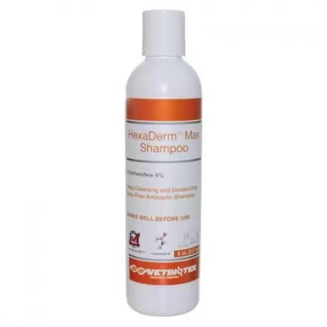 HexaDerm Max Shampoo for Dogs and cats 8oz