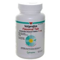 Vetprofen (carprofen) Flavored Tablets 75mg, 180ct Bottle