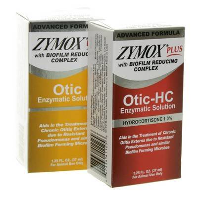zymox otic enzymatic solution with hydrocortisone