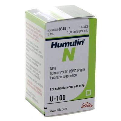 Buy Humulin N: U-100 Insulin for Dogs and Cats with Diabetes