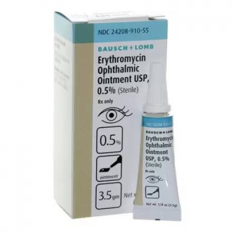 Erythromycin Ointment 0.5% 3.5g Tube for Use in Pets